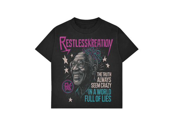 WORLD FULL OF LIES TEE BLACK