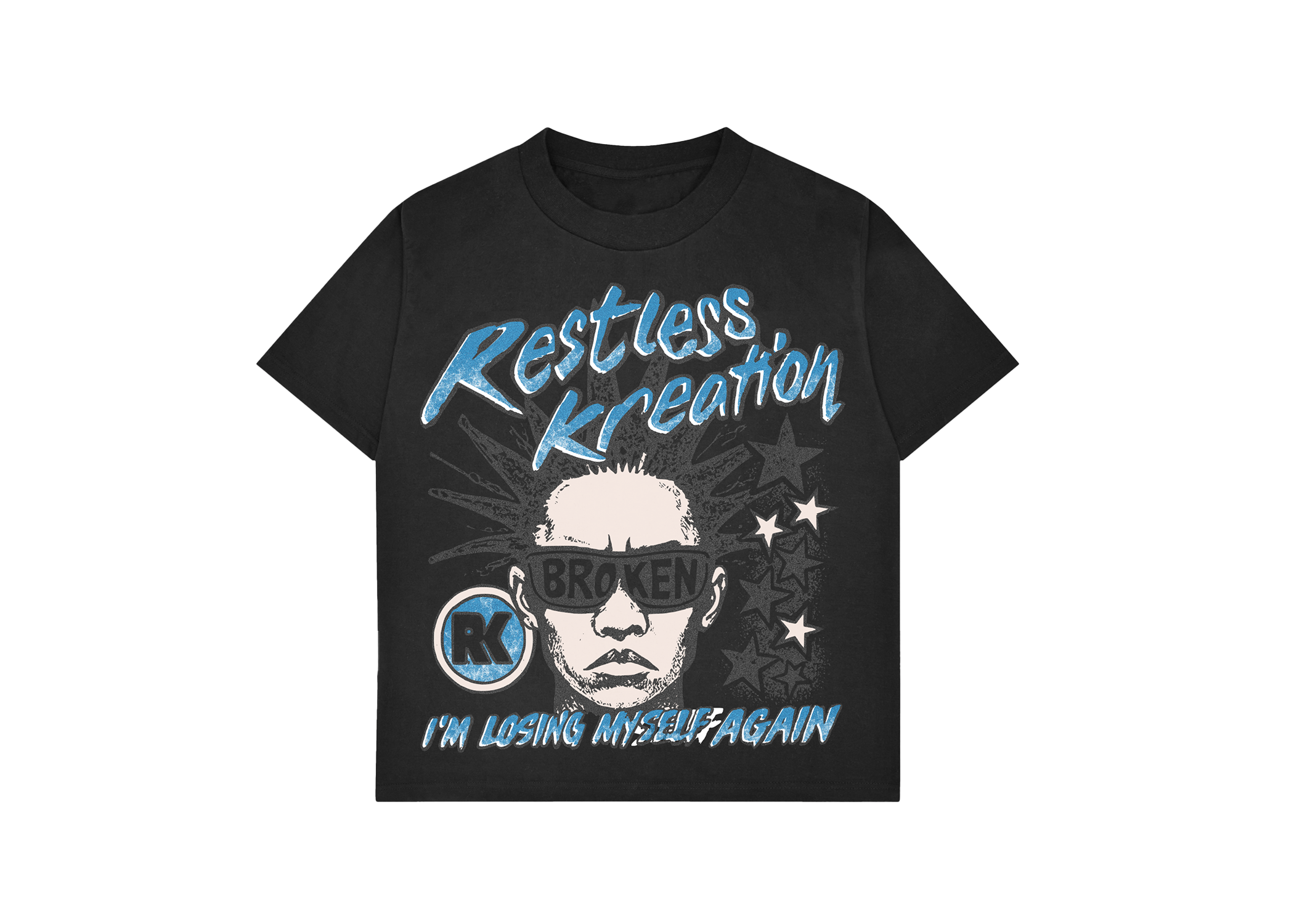 BROKEN TEE BLACK